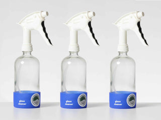 Replacement glass and mirror cleaner bottles